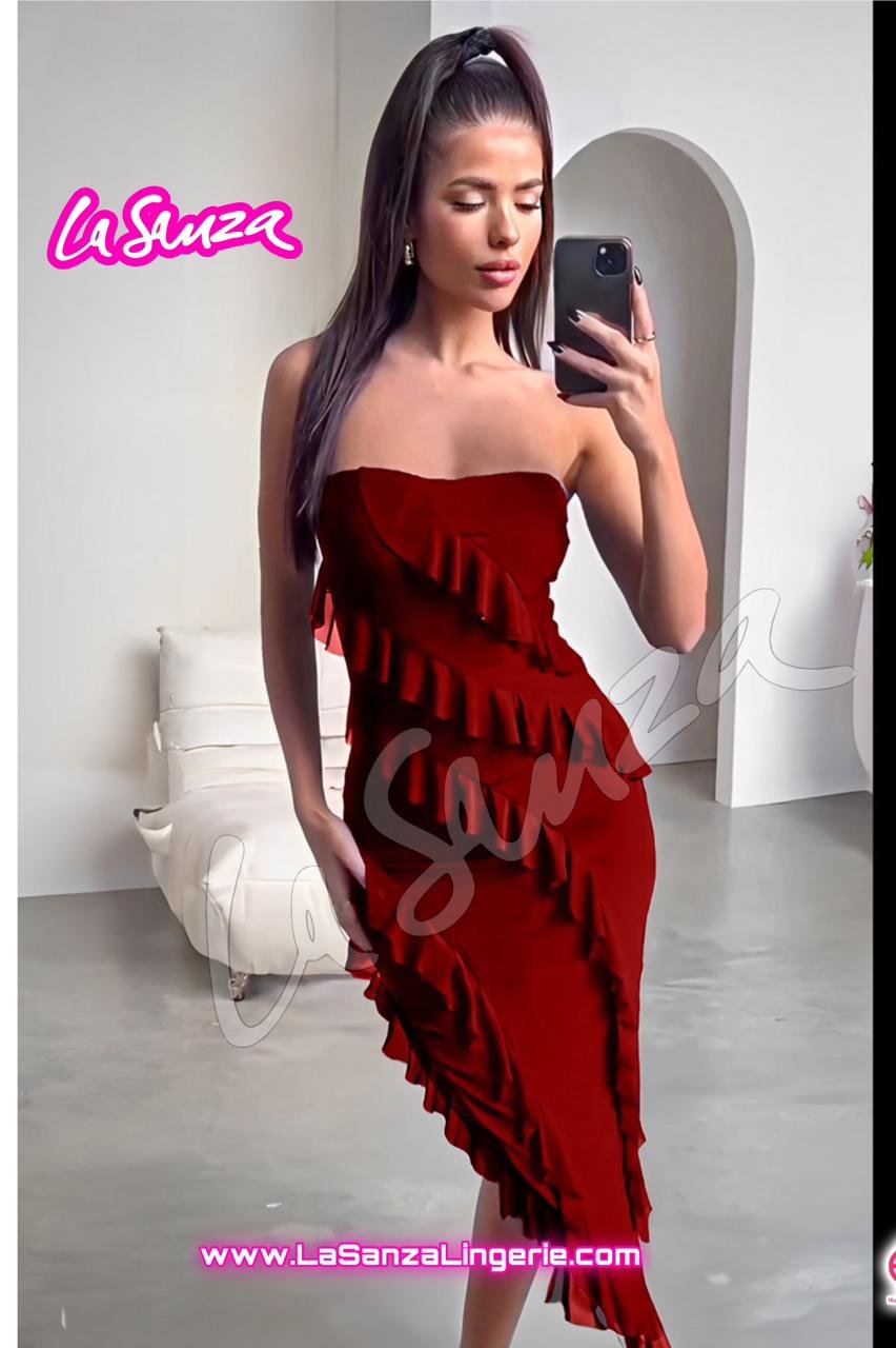 Ruffle Lingerie Dress