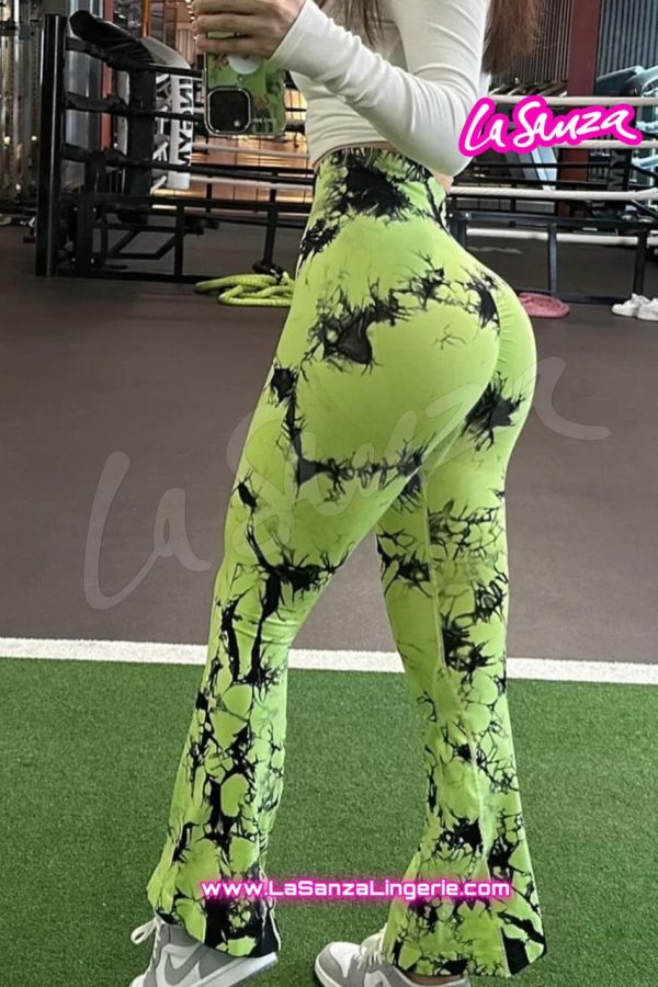 ⚡ Fierce Tie-Dye Flare Leggings