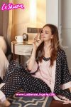 Playful Satin Pajama