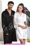 groom satin robe
