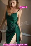 Satin Slip Dress Charm