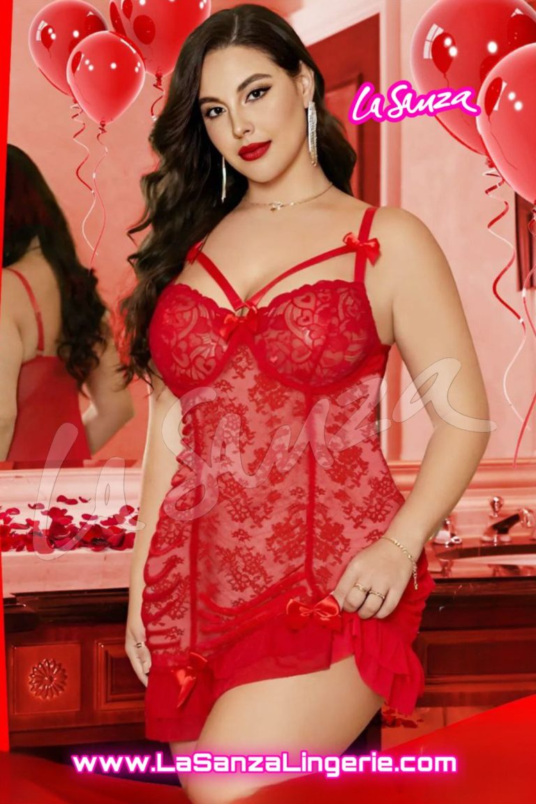 Charming Lace Babydoll Set
