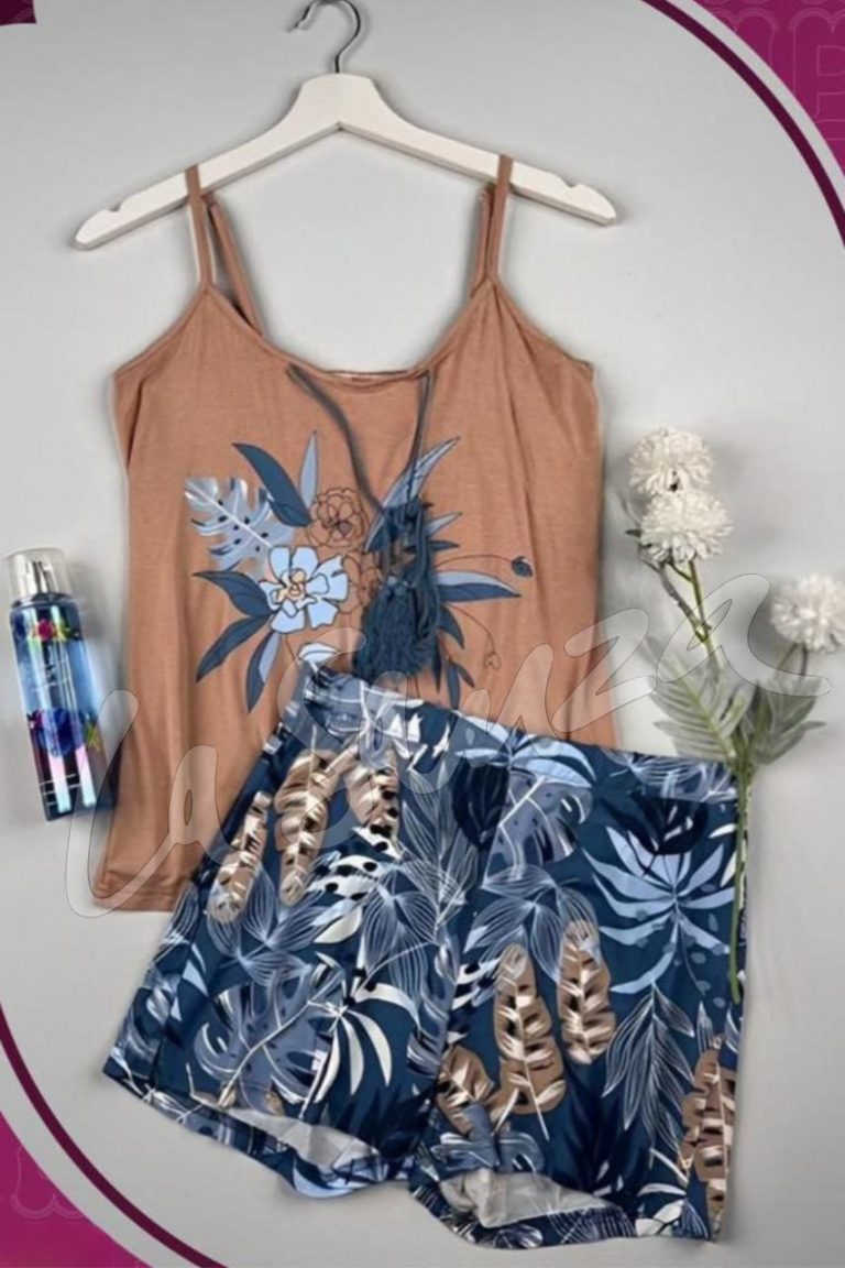 Floral Summer Pajama Set