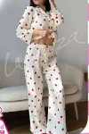 Cozy Heart Pajama Set