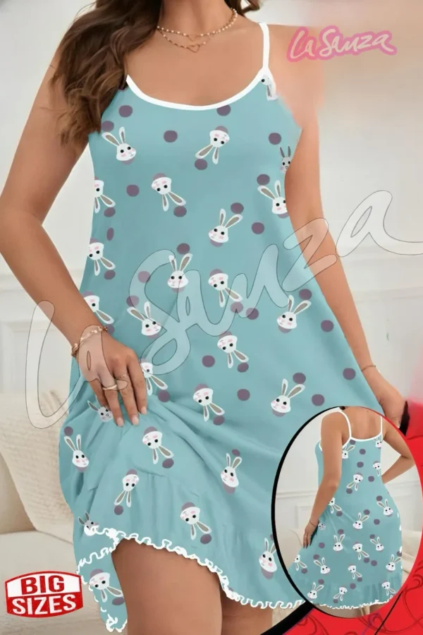 Adorable Bunny Nightdress Plus