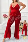 Comfortable Elegant Red Pajama