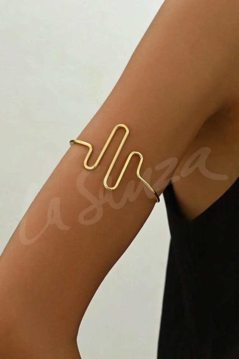 Trendy Minimalist Zigzag Cuff