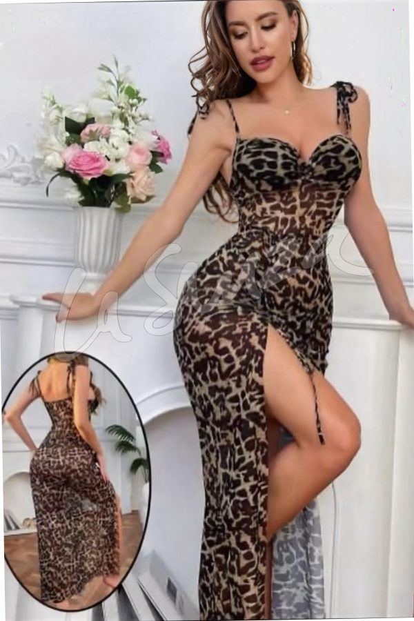 Print Lingerie Dress