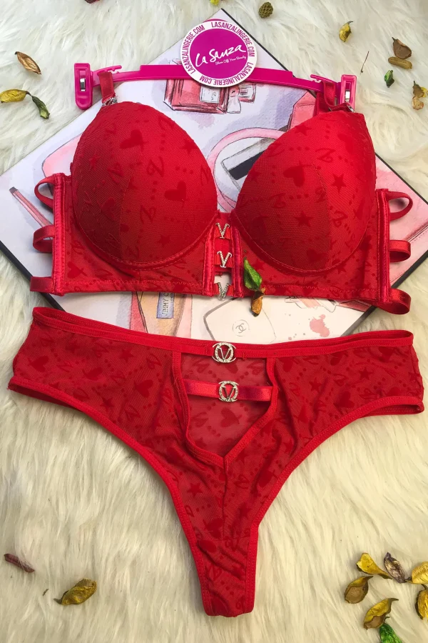 Red Lingerie Set