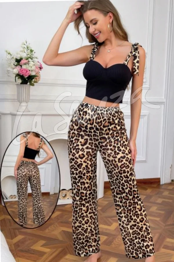 Leopard Pajama Set