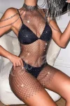 Seductive Sparkle Mesh Dress