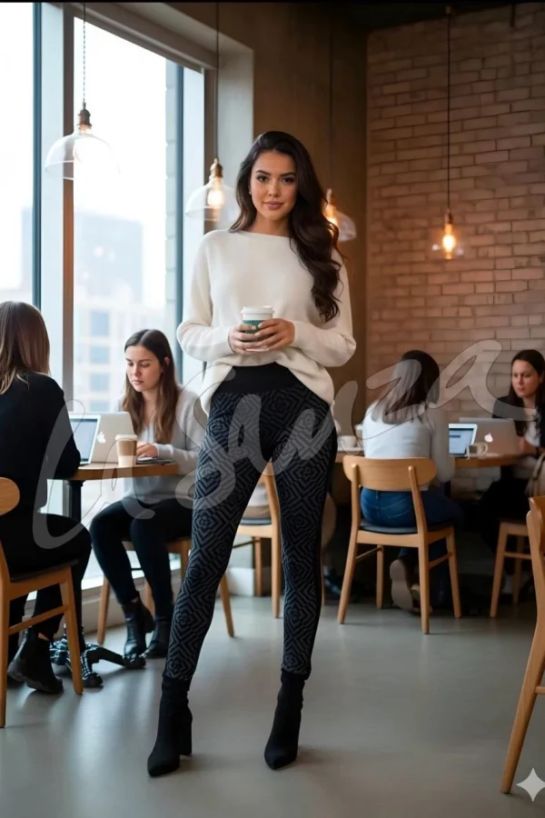 Chic Flattering Printed Leggings