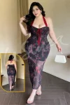 Seductive Luxe Mesh Dress