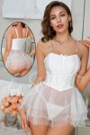 Soft mesh fabric, polyester blend, elastic straps, reinforced seams for long-lasting wear