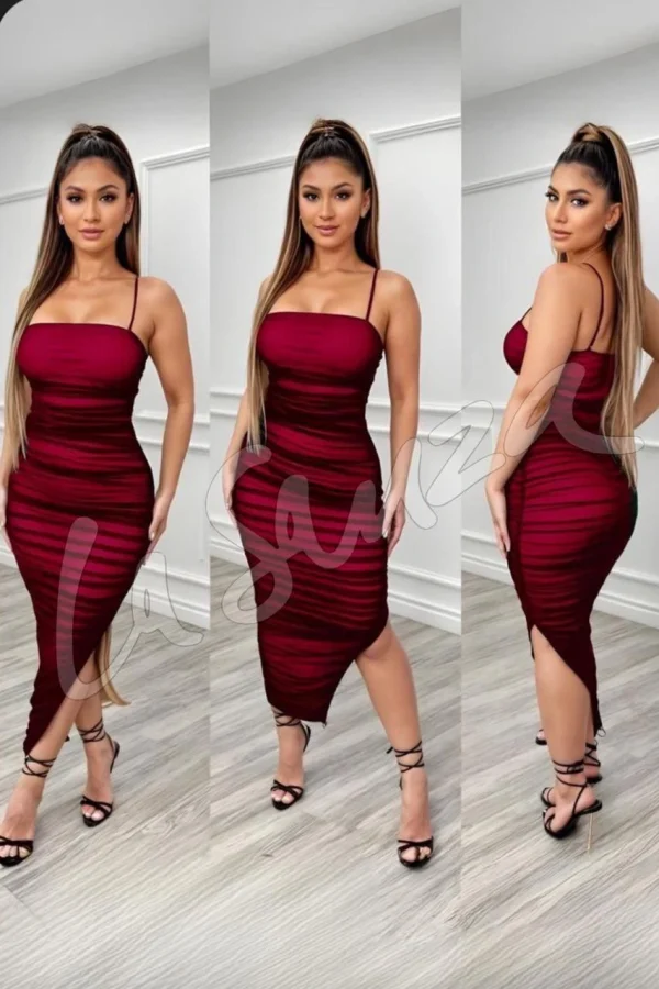 Seductive Luxe Ruched Dress