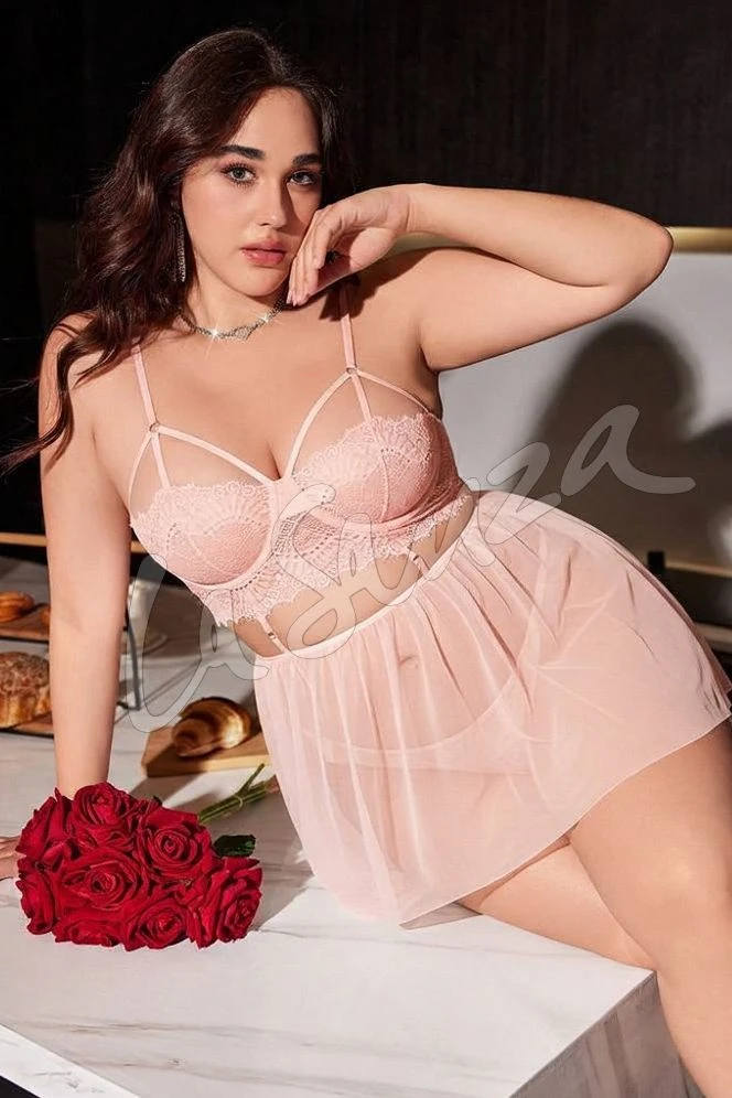 Sultry Bold Lace Babydoll-3