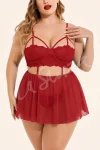 Sultry Bold Lace Babydoll-6