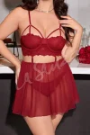 Sultry Bold Lace Babydoll