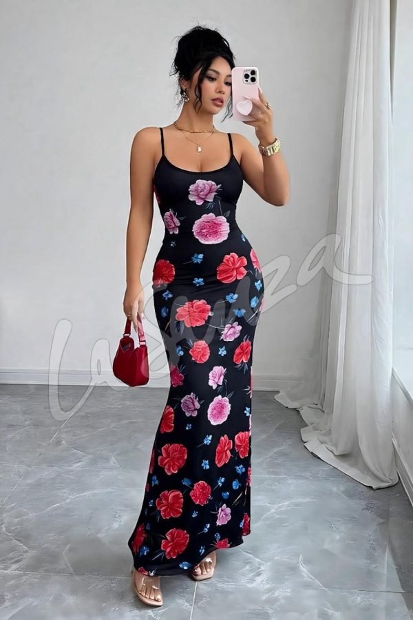 Elegant Seductive Floral Dress