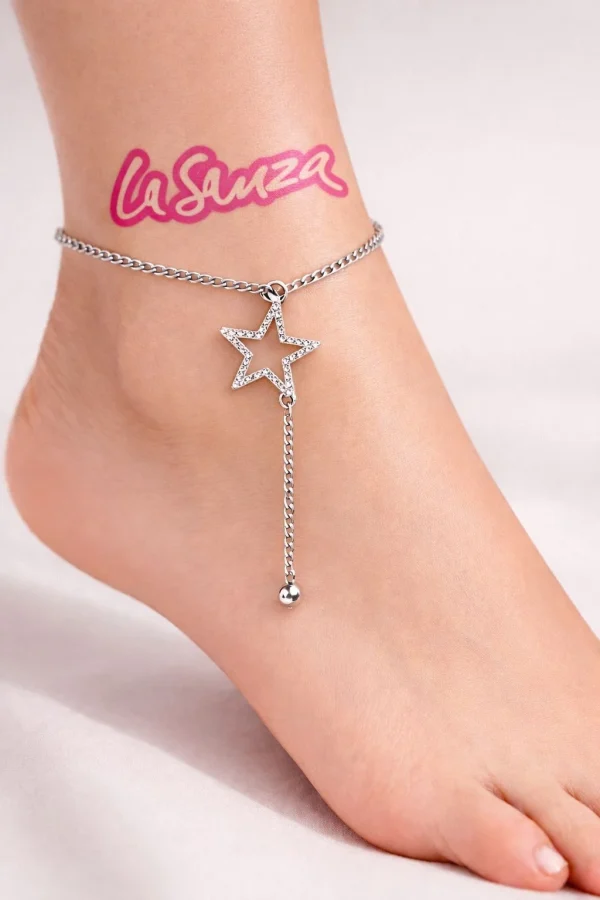 Elegant Sparkling Sexy Star Anklet
