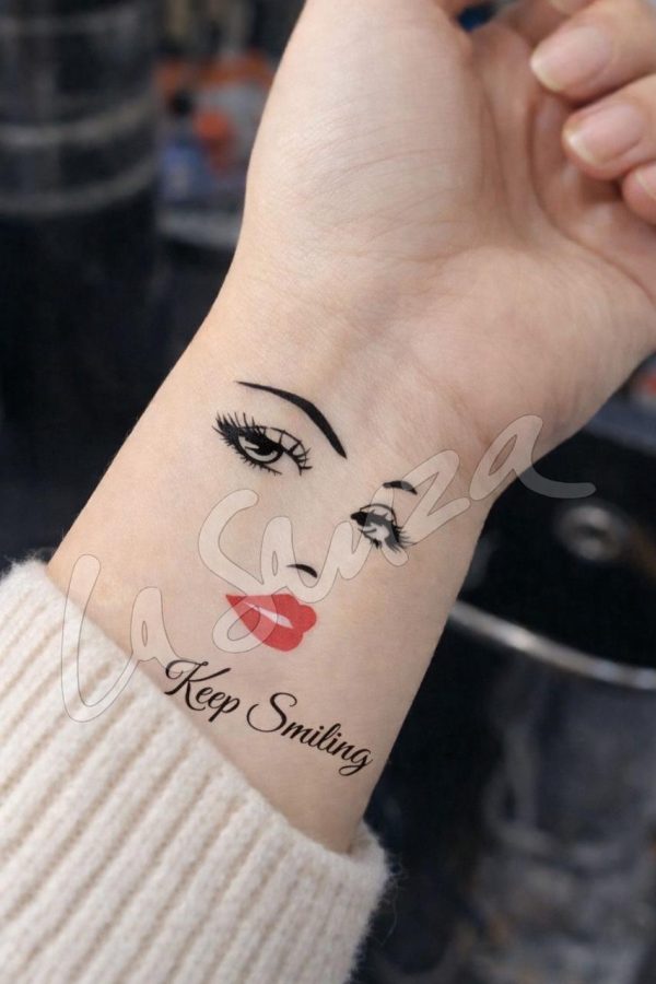 face tattoo