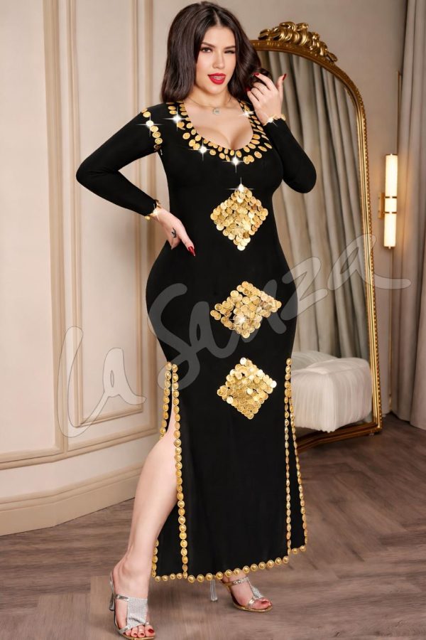 Elegant Stunning Coin Dress