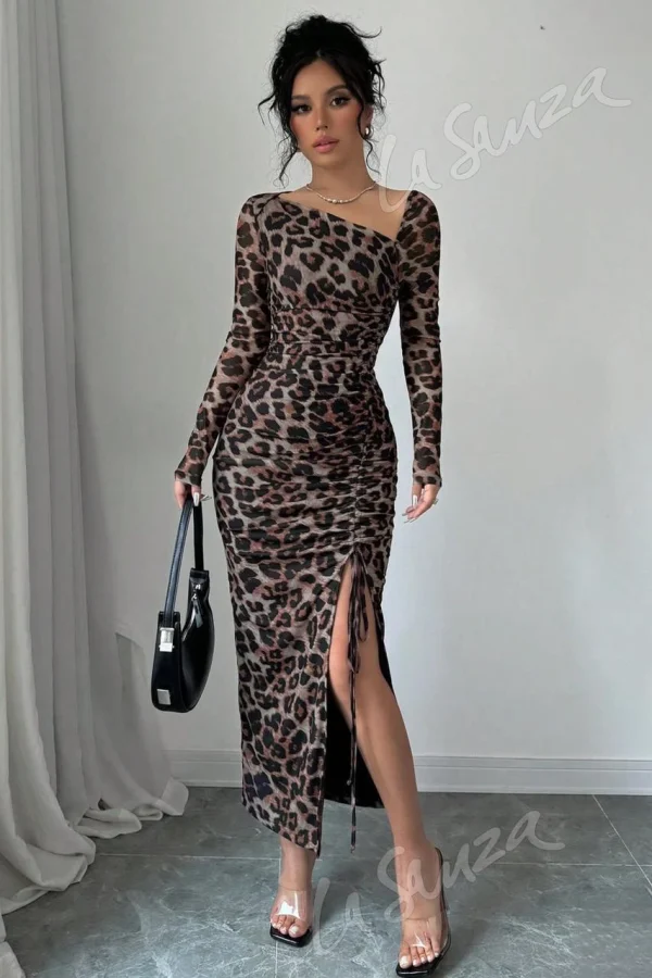 Bold Irresistible Leopard Dress