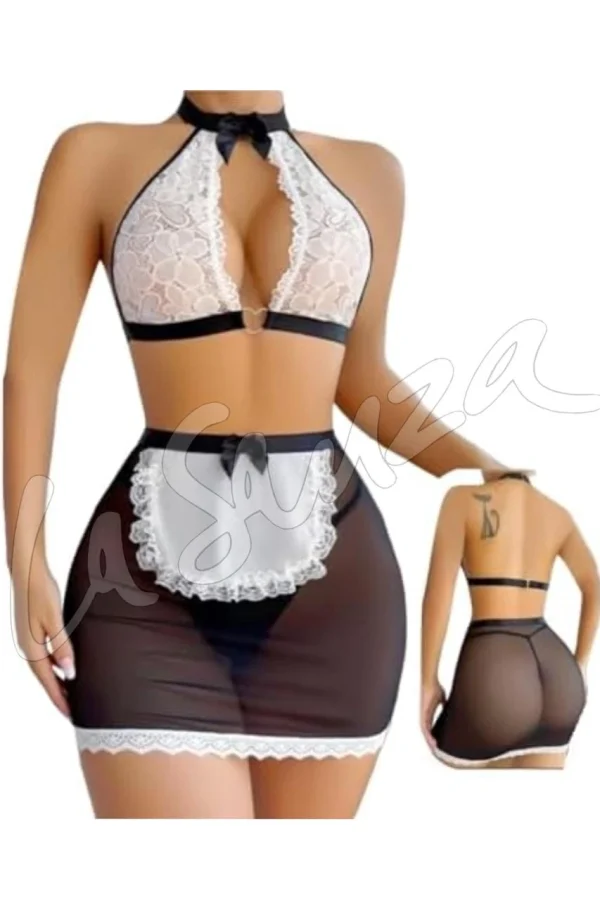 Seductive Luxe Maid Costume