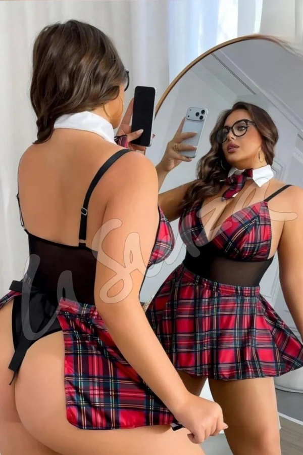 🔥 Seductive Premium Plaid Lingerie