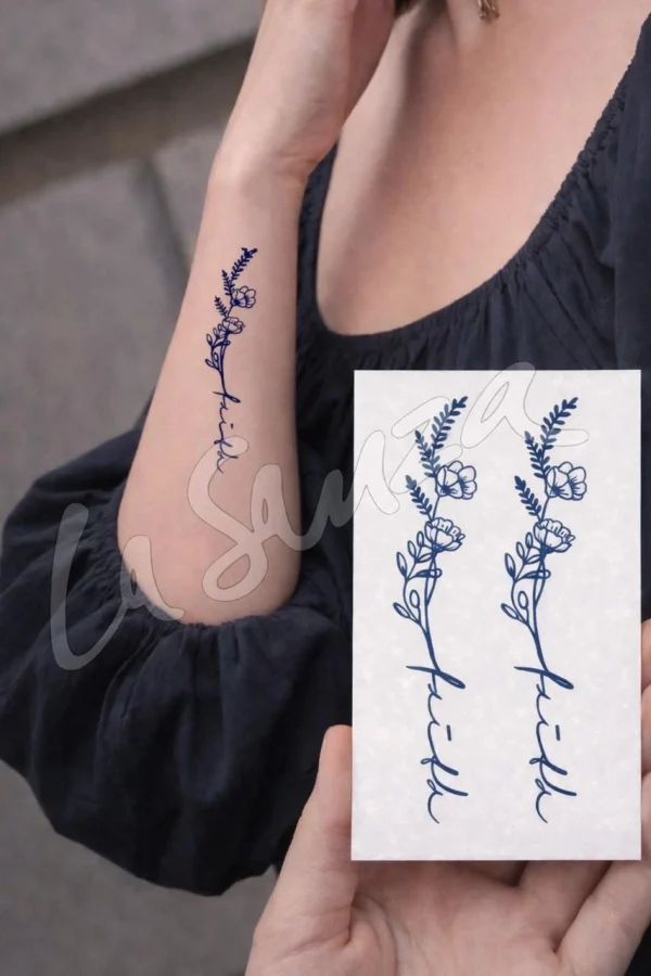 Elegant Bold Tattoo Sticker