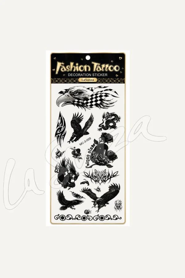 Bold Edgy Tattoo Sticker