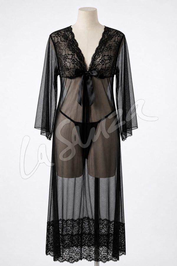 Irresistible Elegant Mesh Robe