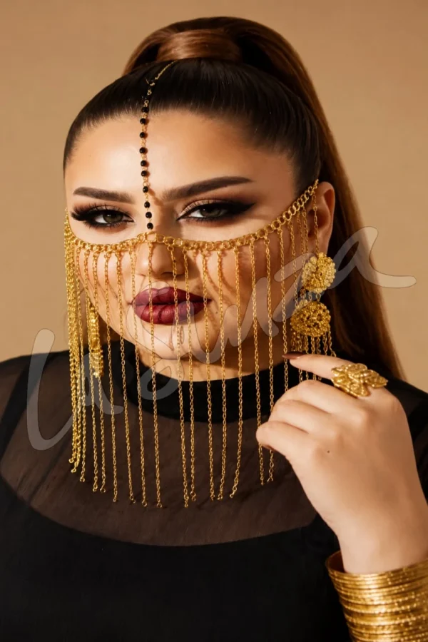 Royal Gold Chain Veil